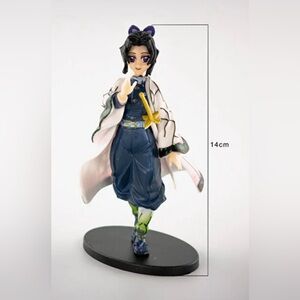Demon Slayer Shinobu Style Figurine - Pink & Navy Outfit